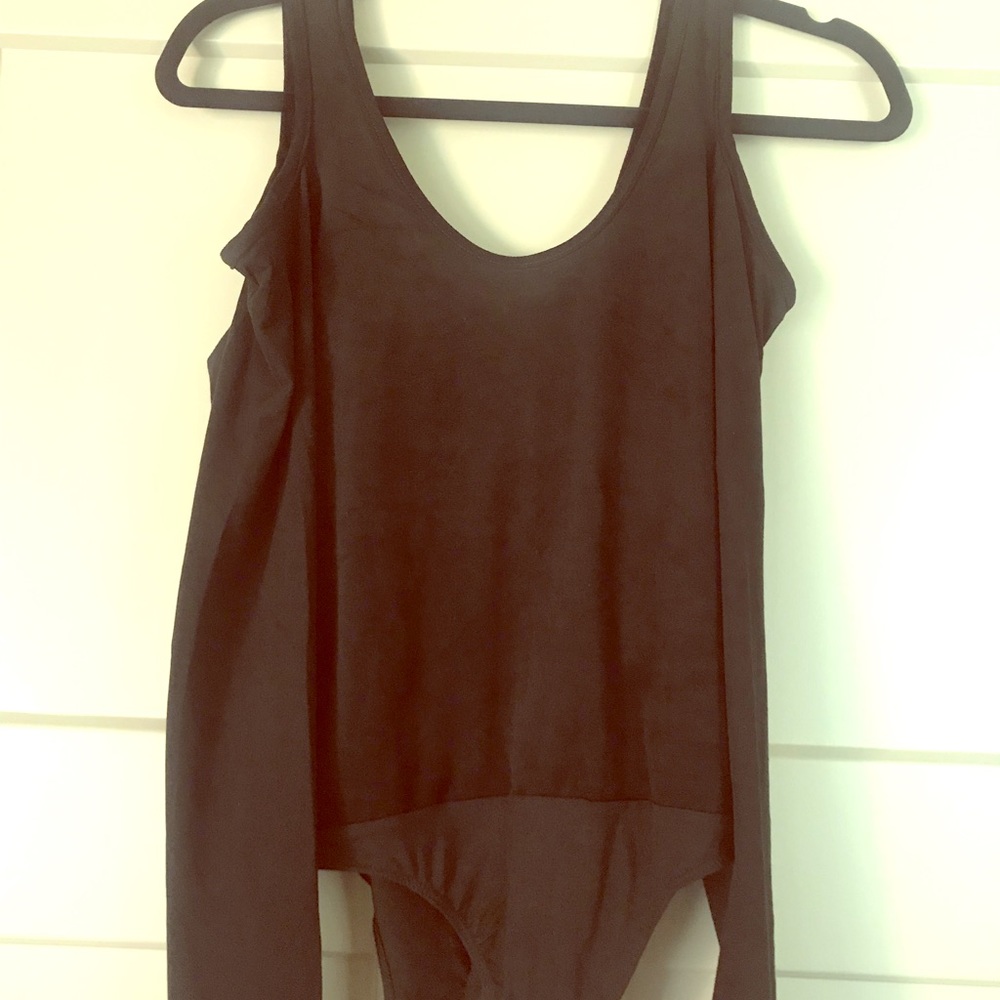 Suede Bodysuit